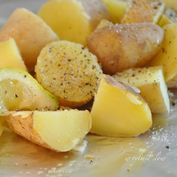 cytrynowe ziemniaki na grilla